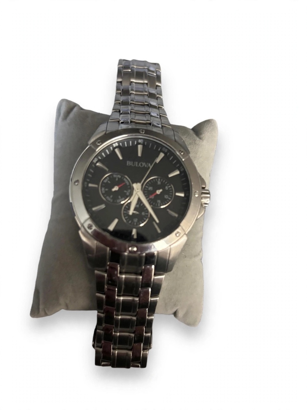 Bulova Men's Marine Star Quartz Watch 44mm Silver Stainless Steel 96C107